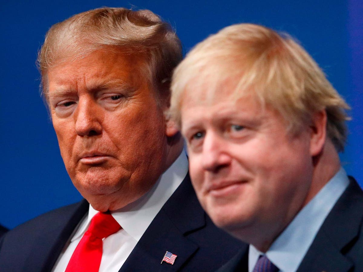 Joe Biden uses clip of Boris Johnson ‘laughing’ at Trump in 2020