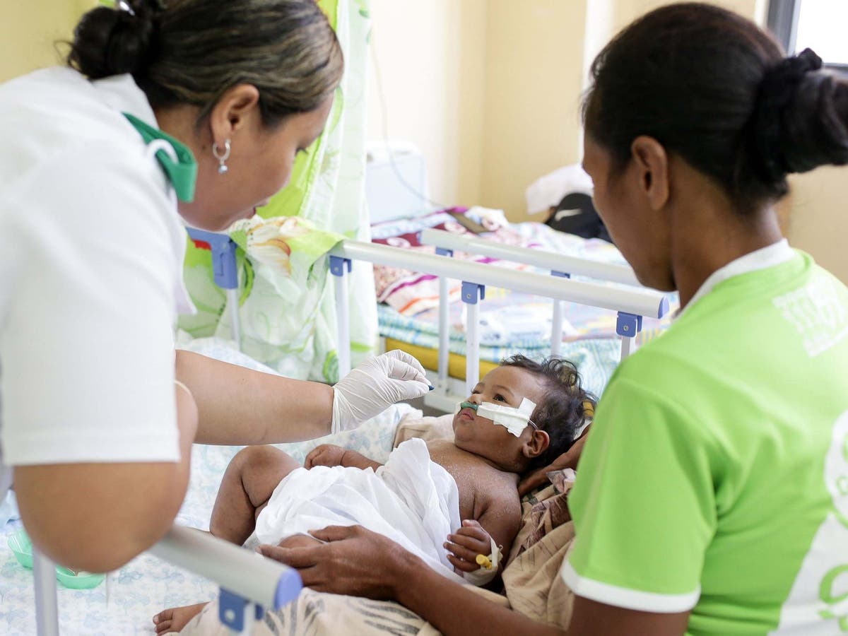 UN blames anti-vaxxers for measles outbreak that killed 62 as families put red flags outside houses to request vaccinations in Samoa