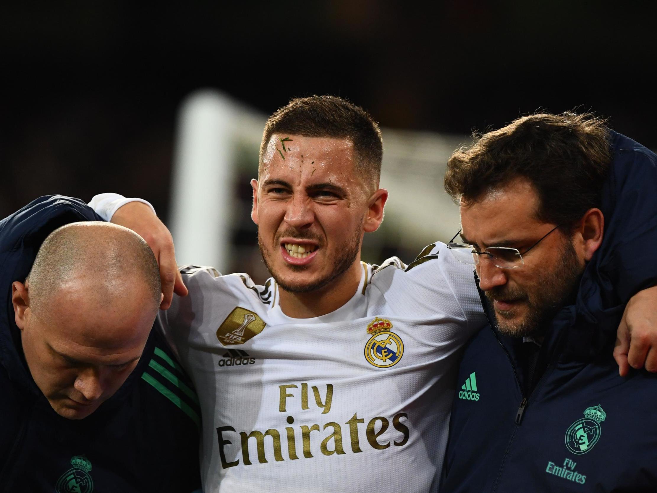 Real Madrid forward Eden Hazard out of El Clasico with fractured ankle