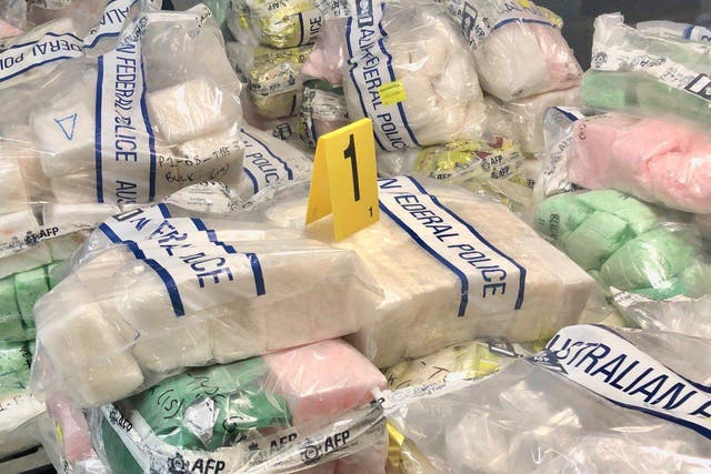 1.6 tonnes of crystal meth and 37kg of heroin were seized