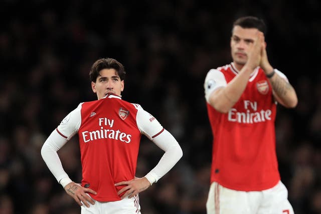 Hector Bellerin was lost for words after Arsenal's latest defeat to Brighton