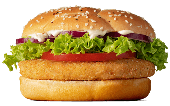 The McVeggie burger (McDonald’s New Zealand)