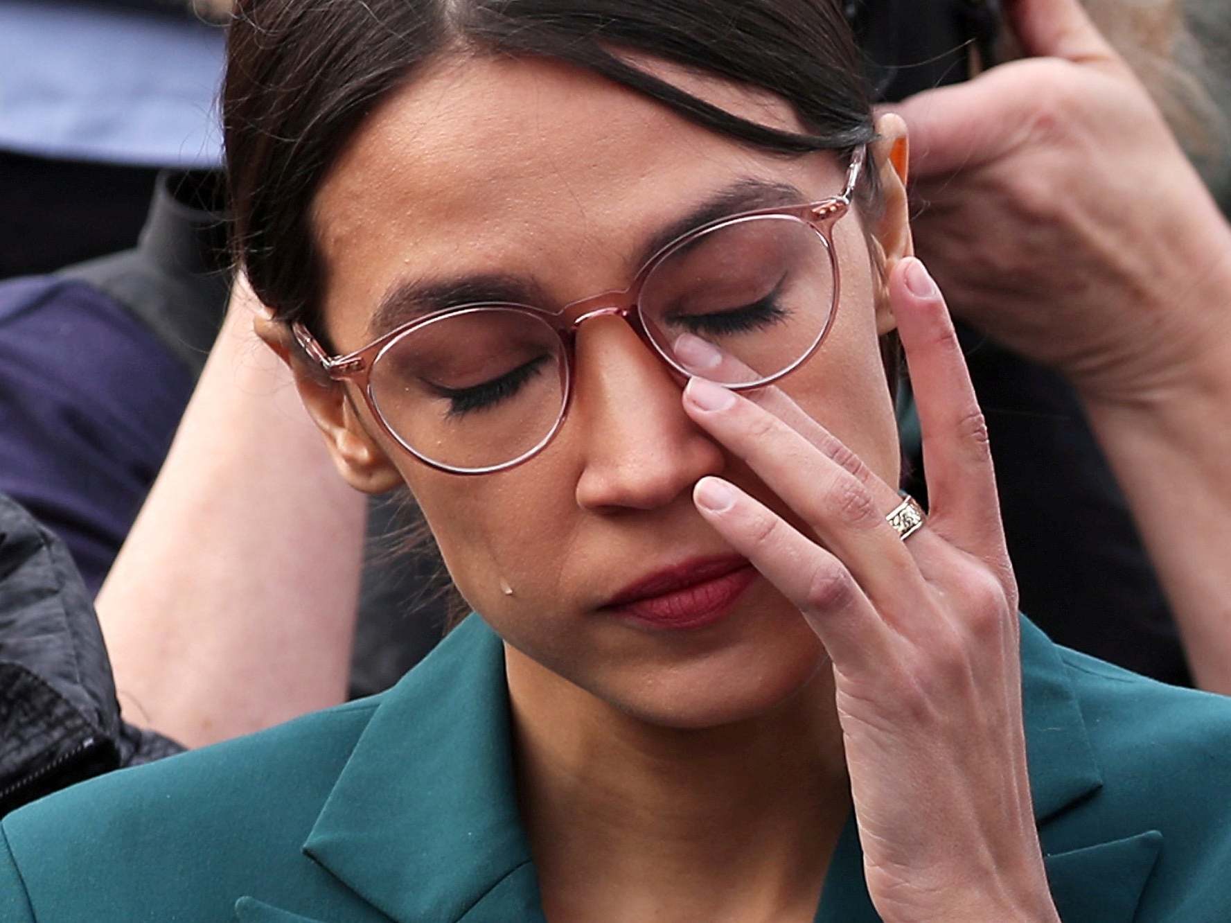 'My family relied on food stamps,' Ms Ocasio-Cortez wrote