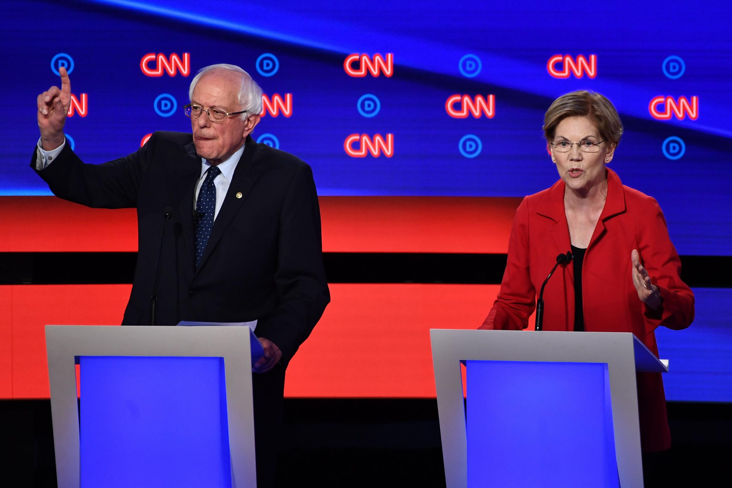 The wealth tax proposals of Bernie Sanders and Elizabeth Warren are needed in order to redistribute the wealth which has been increasingly widening the share of wealth in the US (AFP/Getty)