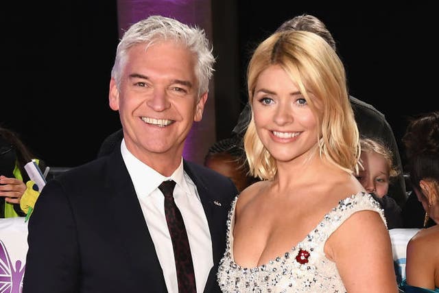 Phillip Schofield and Holly Willoughby attend an event in 2018