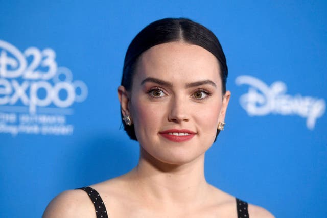 Daisy Ridley attends a Disney event in August 2019