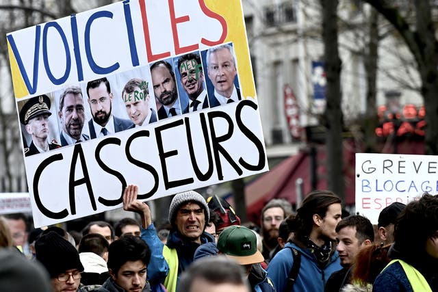 Demonstrations take place a year after the original yellow vest movement in 2018, which saw a number of violent clashes with police