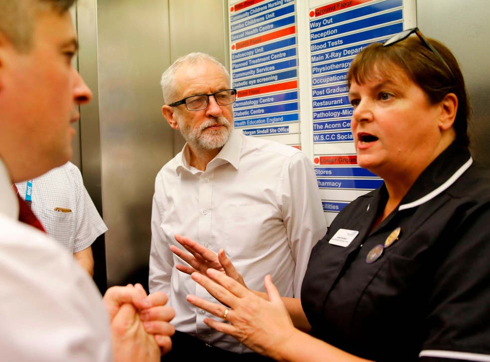 Jeremy Corbyn is keen to hammer home Labour’s manifesto pledge to invest £10bn in creating a new National Care Service