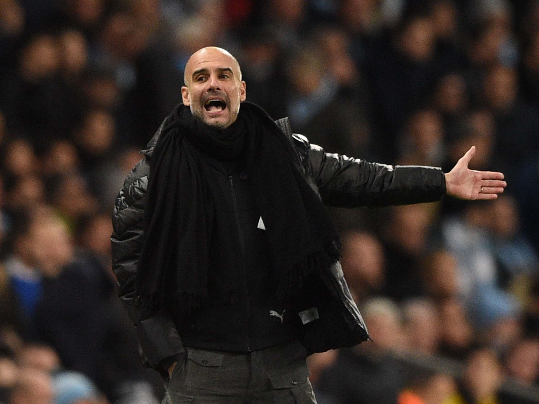 Pep Guardiola was furious at decisions made by referee Anthony Taylor and VAR Michael Oliver