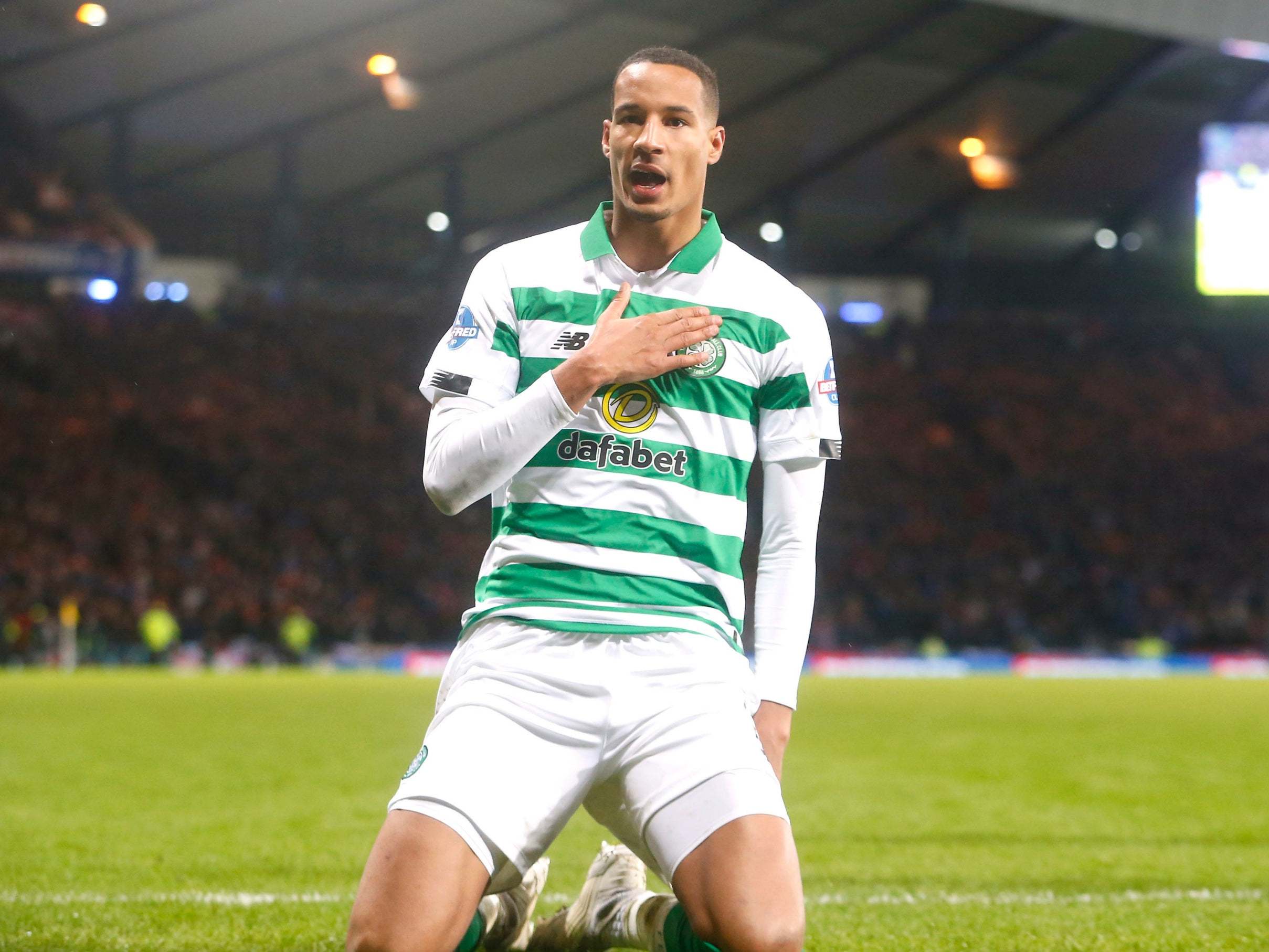 Christopher Jullien celebrates scoring the winner