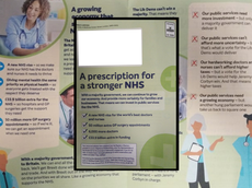 Tories produce ‘deceptive’ election leaflet imitating NHS prescription