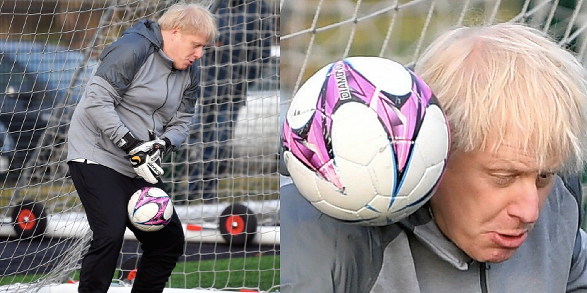 General Election Boris Johnson Went In Goal At A Childrens