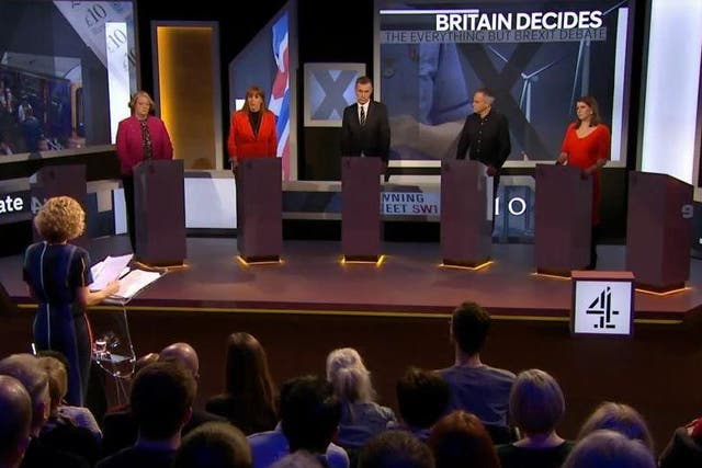 Channel 4 staged an “everything but Brexit debate” on issues eclipsed in a Brexit-dominated election