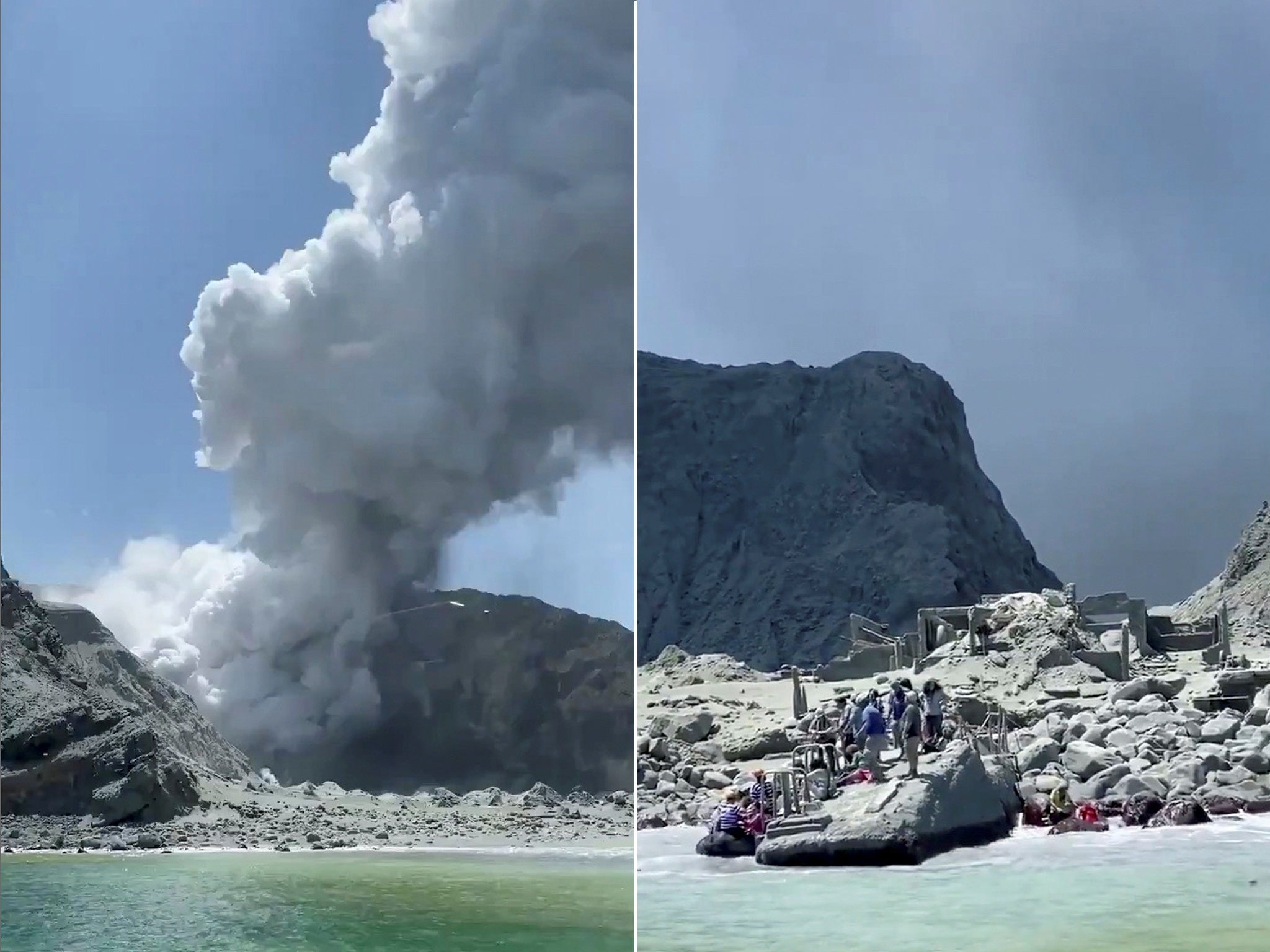 New Zealand volcano suddenly erupts with dozens nearby, leaving at least one dead and &apos;a number&apos; missing on White Island