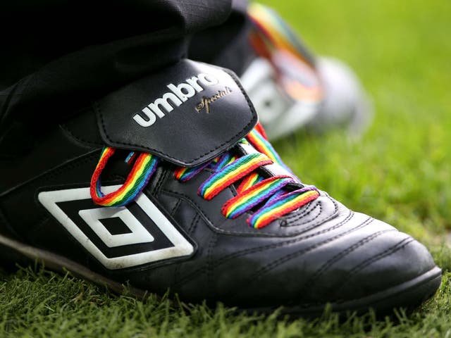 Everton are investigating alleged homophobic abuse that took place on same day as the Rainbow Laces campaign