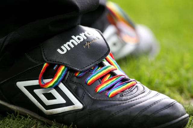 Everton are investigating alleged homophobic abuse that took place on same day as the Rainbow Laces campaign