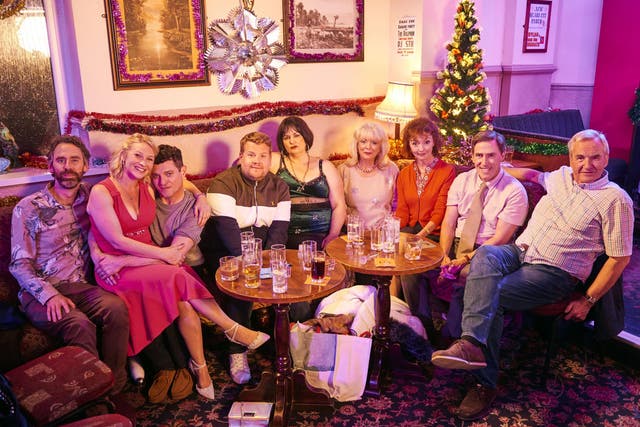 Back to Barry: the Gavin & Stacey cast in this year’s Christmas special