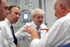 NHS crisis threatens to derail Johnson election bid