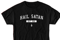Passenger nearly kicked off flight for ‘Hail Satan’ T-shirt