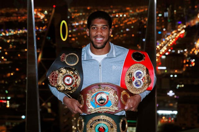 Anthony Joshua praised the reception he received in Saudi Arabia