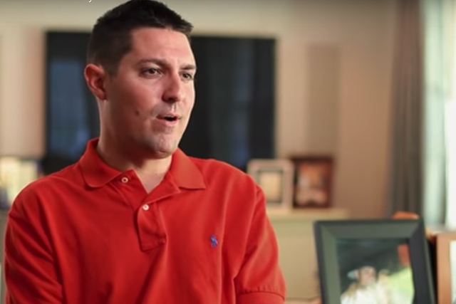 A screenshot from an informational video filed with Pete Frates