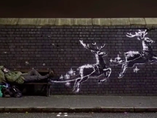 Banksy unveils new street art in Birmingham highlighting homelessness