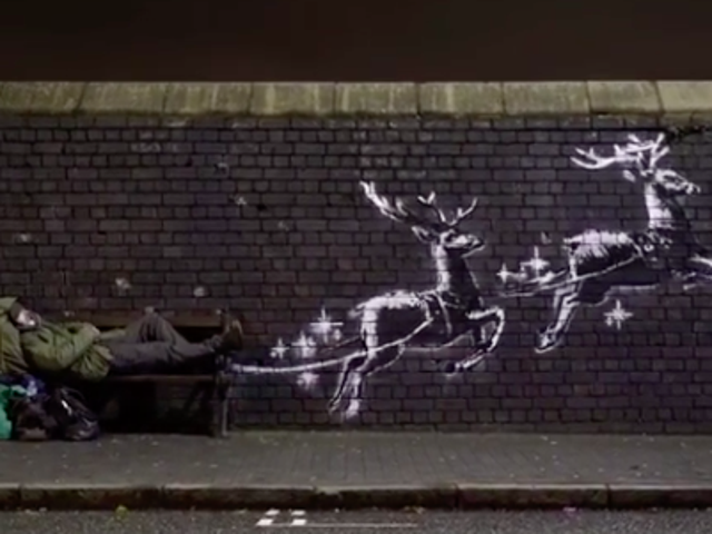 Banksy mural in Birmingham