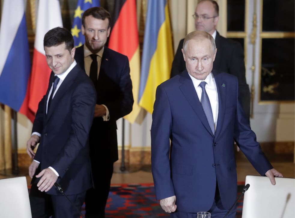 Politeness prevails as Putin and Zelensky hold inaugural ...
