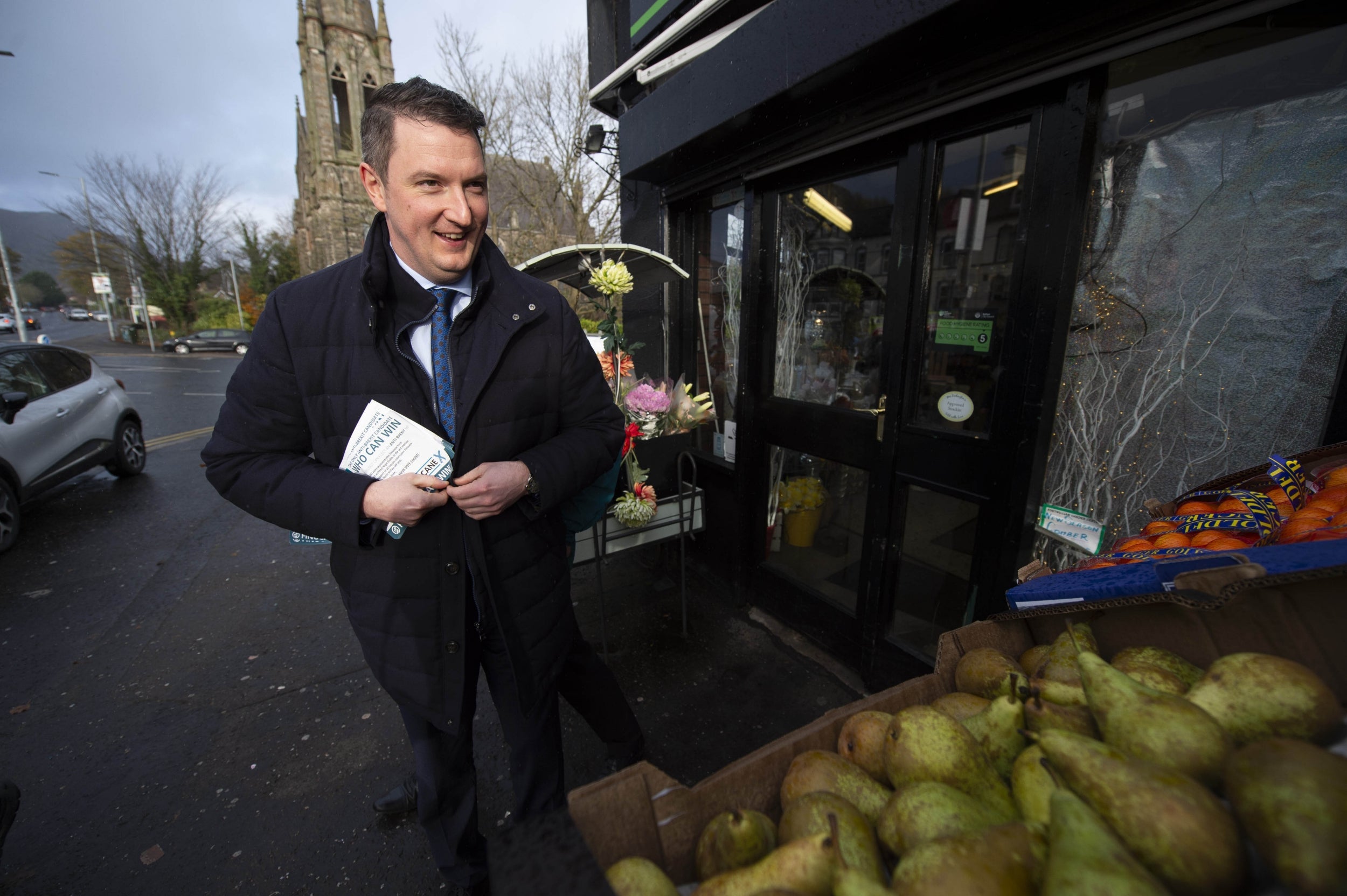 Sinn Fein's North Belfast candidate John Finucane