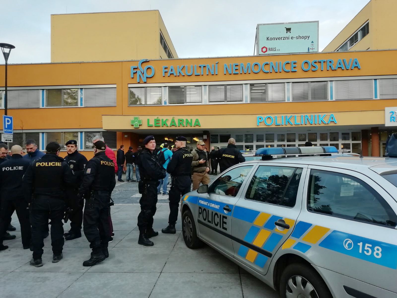 Czech hospital shooting: Six dead and gunman at large, authorities say