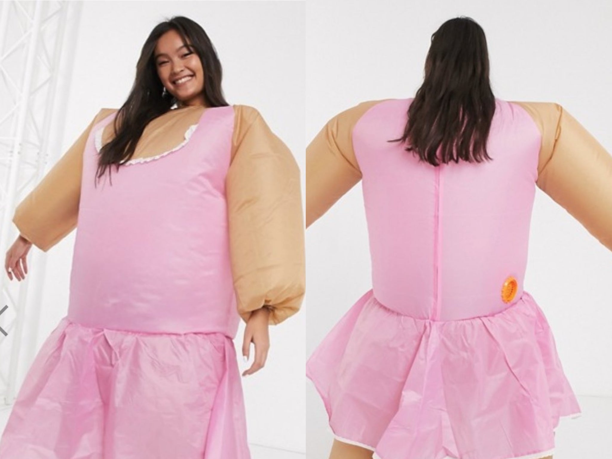 Asos apologises after being accused of 'laughing' at plus-size bodies with  ballerina fat suit game, The Independent