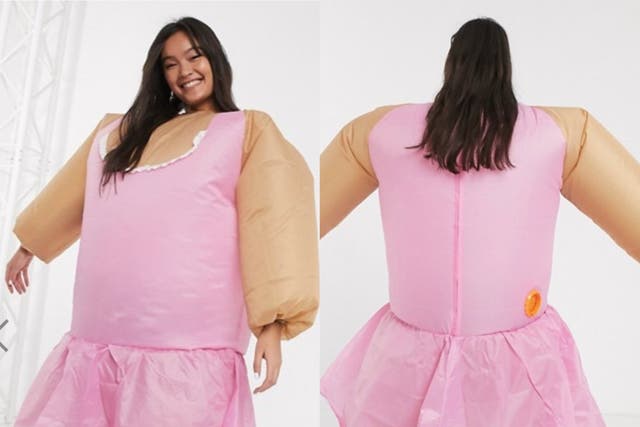 The 'ballerina charades' suit that was being sold on Asos