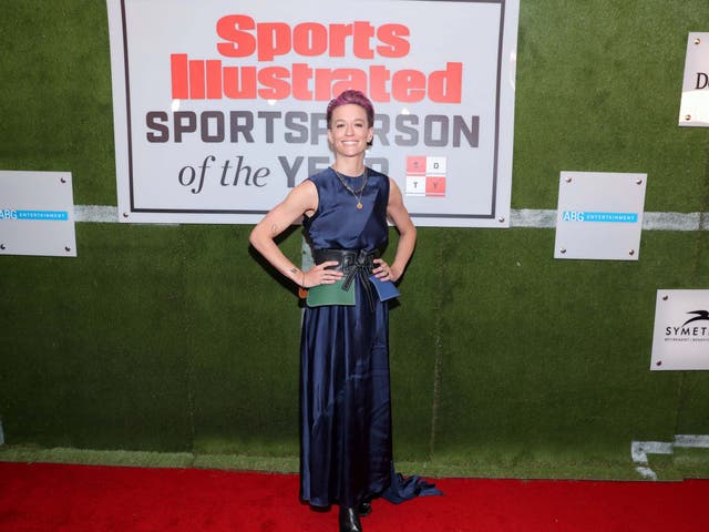Megan Rapinoe has been named Sports Illustrated Sportsperson of the Year