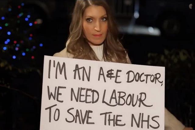 Rosena Allin-Khan, Labour’s candidate for Tooting, in her Love Actually-inspired election campaign video.