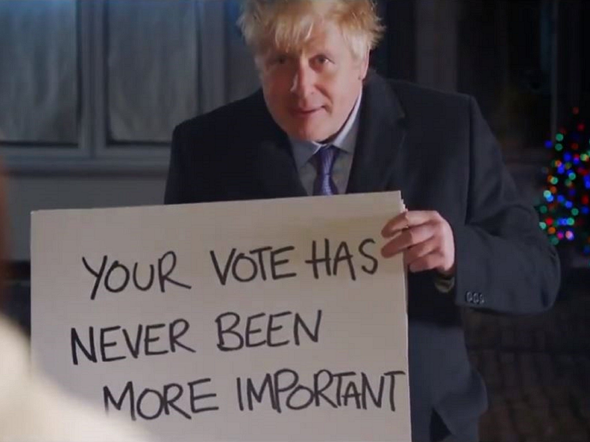 Boris Johnson has been accused of copying a Labour candidate's Love Actually-inspired election campaign video.