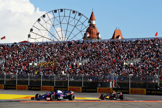 The Russian Grand Prix could be under threat from Wada's ban