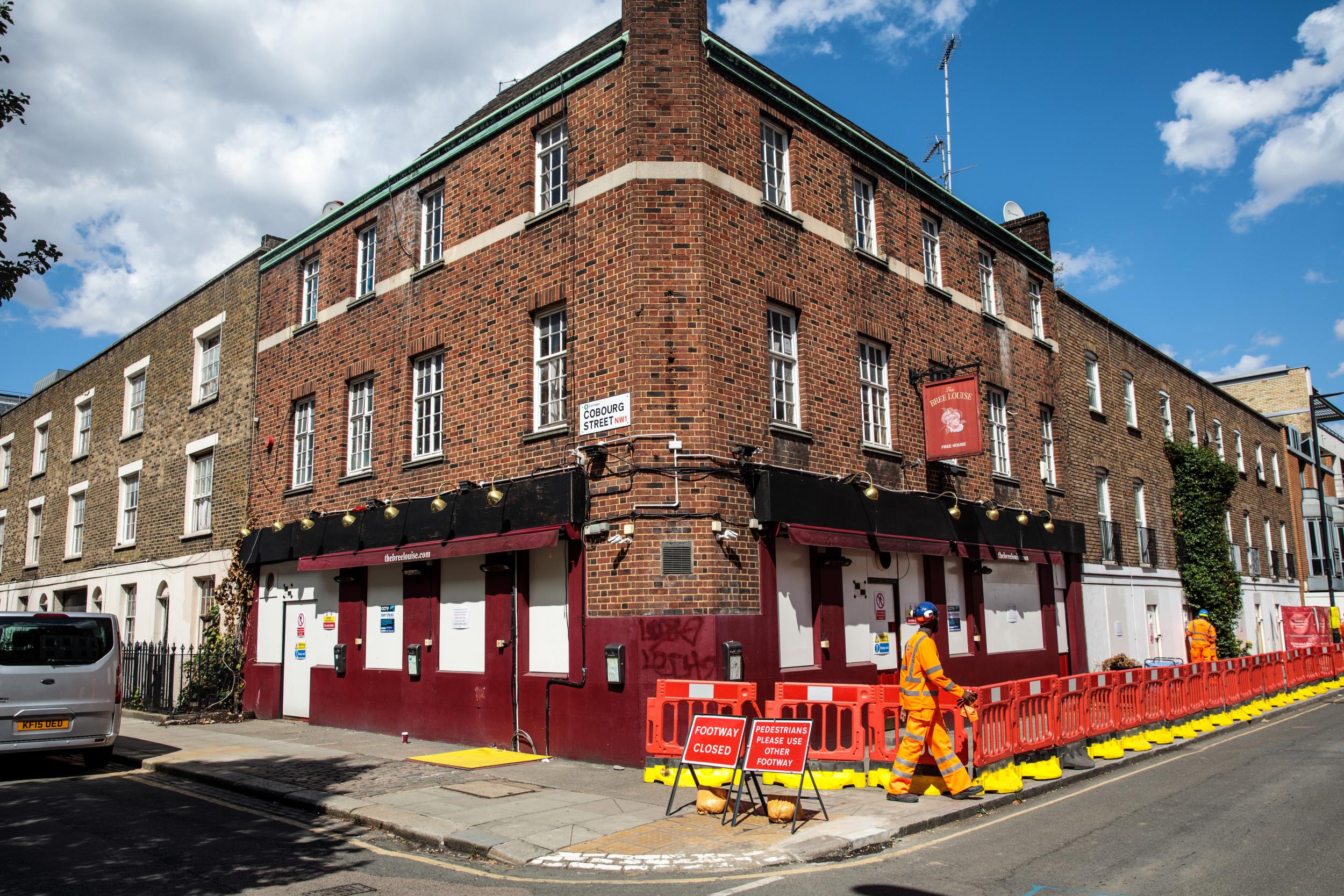 The Bree Louise pub was forced to shut in 2018 to make way for the HS2 railway project (Getty)