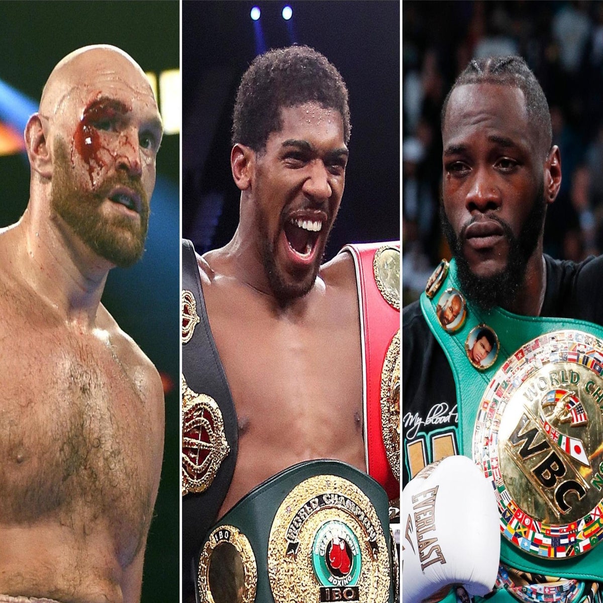 Anthony Joshua, Tyson Fury and Deontay Wilder - top 15 heavyweight rankings, The Independent