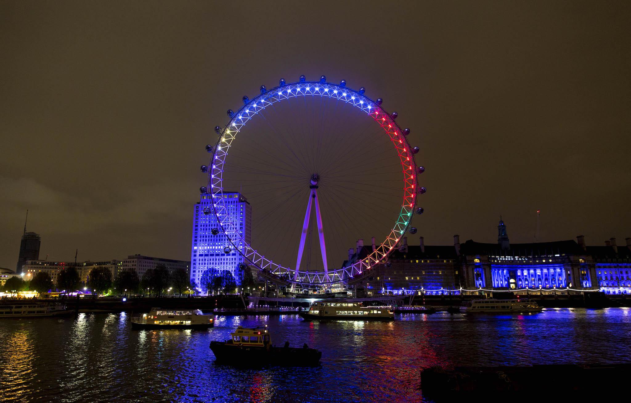 Facebook lights up the London Eye with the nation's general election conversations