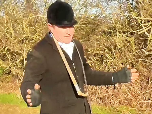 A huntsman insists the fox kill was an accident when confronted