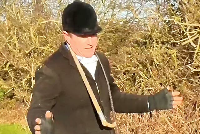 A huntsman insists the fox kill was an accident when confronted
