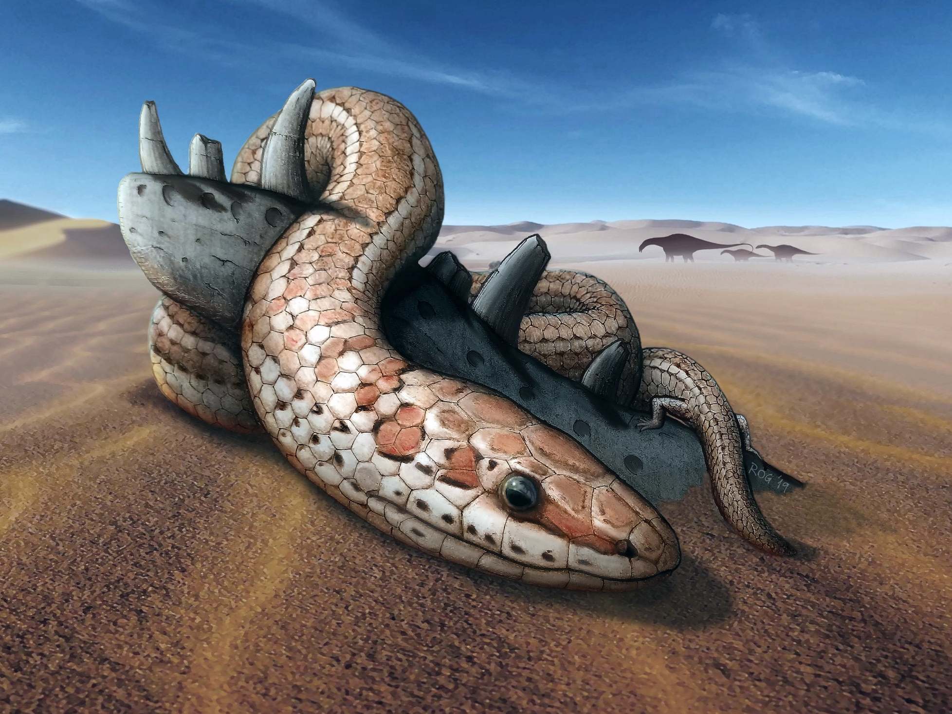 The Najash group were around for aeons before most snakes transitioned into fully limbless slitherers