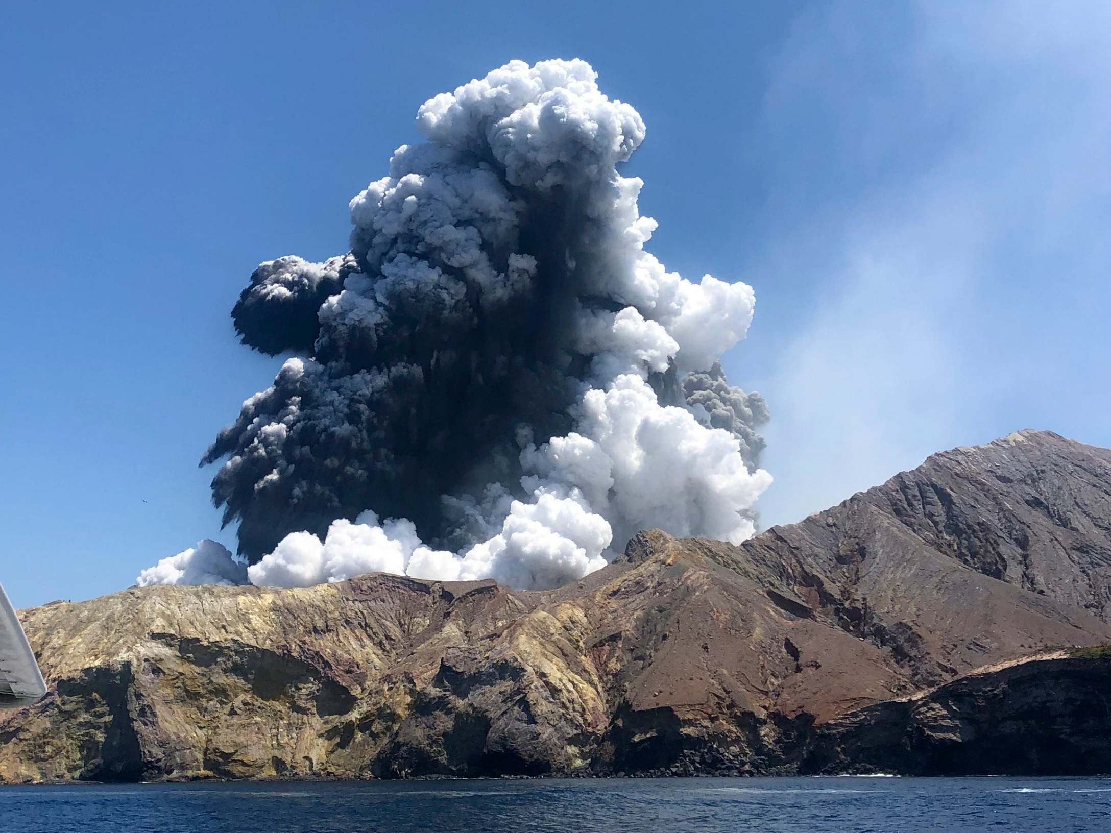 Volcano erupted on the isolated White Island off the coast of New Zealand on 9 December