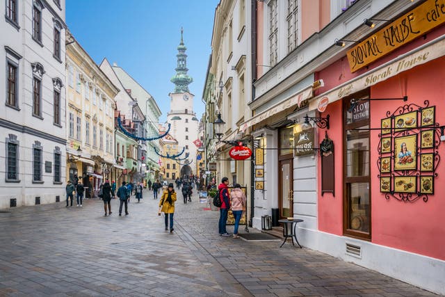 Tickets are going cheap for Bratislava, Slovakia