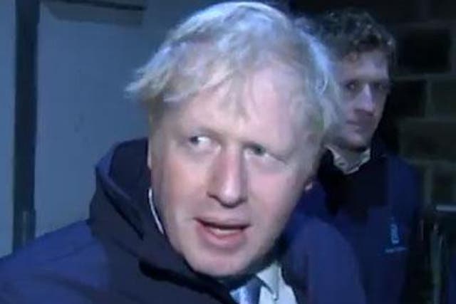 Boris Johnson hid in a large fridge after being confronted by a ‘Good Morning Britain’ reporter