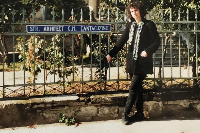 Cantacuzino in 1999 on a street named after her grandfather