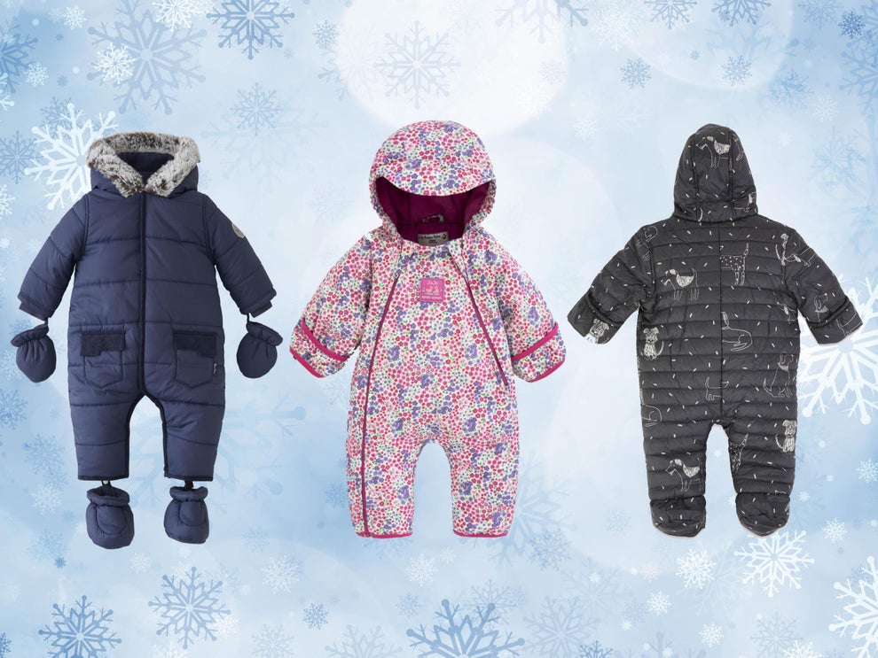 Best baby snowsuits that are warm, comfortable and easy to get on and