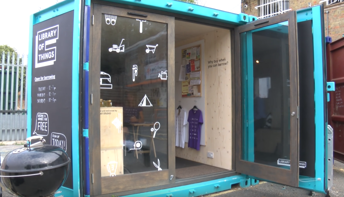 The Library of Things started out in South London and was manned by a group of volunteers