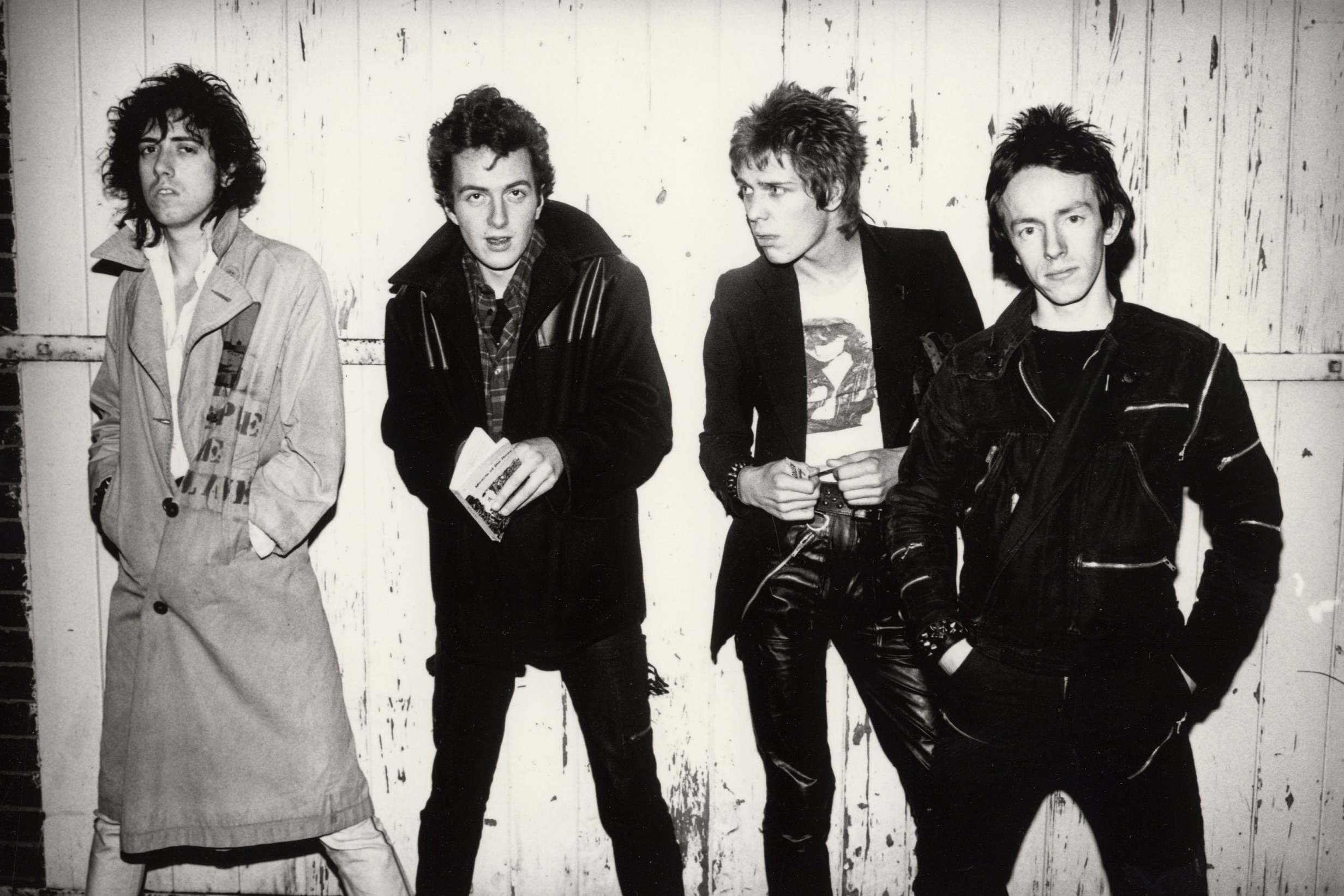 NEW Black The Clash Band Retro Tie Punk Rock Hand Made