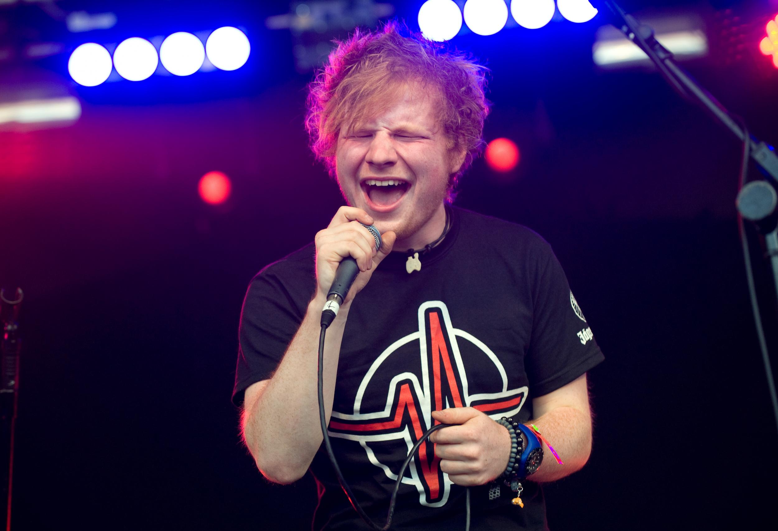 Unstoppable: Ed Sheeran at?Lovebox in 2011